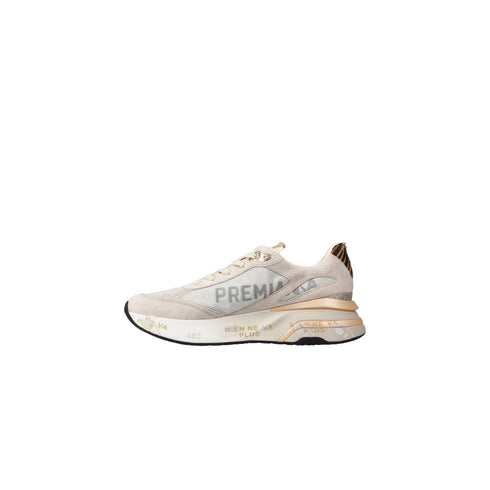 Sneakers Donna Moerund 7800, con inserto posteriore animalier